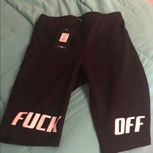 Biker shorts never worn